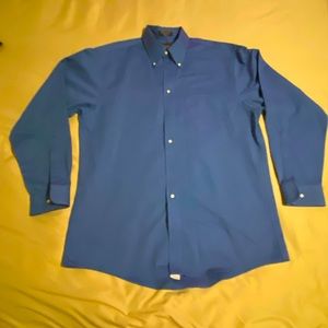The Arrow Company Men’s Blue Long Sleeved Dress Shirt Size 16.5
